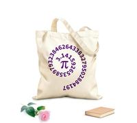 AILOONG Canvas Wine Gift Bag 3.14 pi spiral mathematical constant ed math number 340g/m² thick fabric Matches clothing