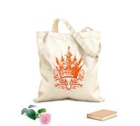 AILOONG Canvas Wine Gift Bag a beautiful crown line art hand drawn fit 340g/m² thick fabric Matches clothing