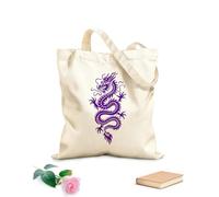 AILOONG Canvas Wine Gift Bag a dragon chinese brush art tattoo design 340g/m² thick fabric Matches clothing
