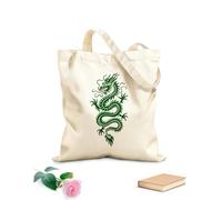 AILOONG Canvas Wine Gift Bag a dragon chinese brush art tattoo design 340g/m² thick fabric Matches clothing
