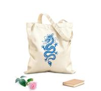 AILOONG Canvas Wine Gift Bag a dragon chinese brush art tattoo design 340g/m² thick fabric Matches clothing