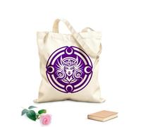 AILOONG Canvas Wine Gift Bag a glyph style icon of hecate symbol 340g/m² thick fabric Matches clothing