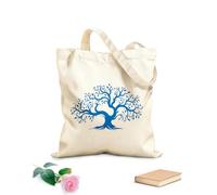 AILOONG Canvas Wine Gift Bag abstract vibrant tree logo design root tree logo tree of life icon on wall decor wall art 340g/m² thick fabric Matches clothing