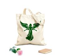 AILOONG Canvas Wine Gift Bag an angel with wings fully open 340g/m² thick fabric Matches clothing