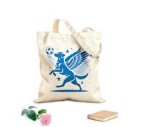 AILOONG Canvas Wine Gift Bag angel puppy winning goal silhouette play 340g/m² thick fabric Matches clothing