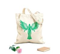 AILOONG Canvas Wine Gift Bag angel wings tattoo design 340g/m² thick fabric Matches clothing