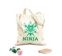 AILOONG Canvas Wine Gift Bag Boy Ninja Warrior Warrior Ninja Warrior Karate Boy 340g/m² thick fabric Matches clothing