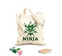 AILOONG Canvas Wine Gift Bag Boy Ninja Warrior Warrior Ninja Warrior Karate Boy 340g/m² thick fabric Matches clothing