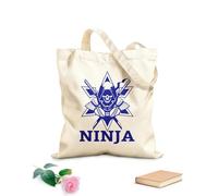 AILOONG Canvas Wine Gift Bag Boy Ninja Warrior Warrior Ninja Warrior Karate Boy 340g/m² thick fabric Matches clothing