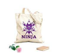 AILOONG Canvas Wine Gift Bag Boy Ninja Warrior Warrior Ninja Warrior Karate Boy 340g/m² thick fabric Matches clothing