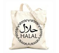 AILOONG Canvas Wine Gift Bag Halal Islamic Shop Logo Kitchen 12 oz thick fabric Matches clothing 35x40cm Large