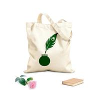 AILOONG Canvas Wine Gift Bag of a quill and feather 340g/m² thick fabric Matches clothing