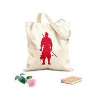 AILOONG Canvas Wine Gift Bag silhouette samurai only full body 340g/m² thick fabric Matches clothing