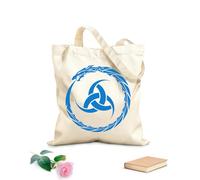 AILOONG Celtic Dragon Irish Infinity Circle Ireland Room Canvas Tote Bag 340g/m² thick fabric Replaces school bag