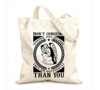 AILOONG christian bible proverbs Reusable Shopper Bags 12 oz thick fabric Foldable 31x36cm Medium