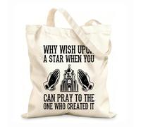 AILOONG christian bible proverbs Reusable Shopper Bags 12 oz thick fabric Foldable 31x36cm Medium