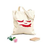 AILOONG Cotton Canvas Shopping Bag Helicopters Combat Military Aircraft Air Special Forces 340g/m² thick fabric Uses as a gift bag