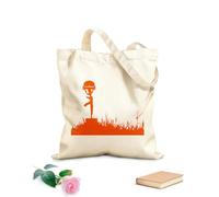 AILOONG Cotton Canvas Shopping Bag Military Remember Patriotic Honor Weapon 340g/m² thick fabric Uses as a gift bag