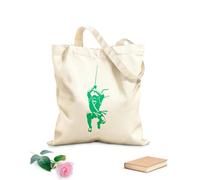 AILOONG Cotton Canvas Shopping Bag Ninja Japanese Warrior Hitman Shadow 340g/m² thick fabric Uses as a gift bag