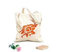 AILOONG Cotton Canvas Shopping Bag Spartan Warrior Boys War 340g/m² thick fabric Uses as a gift bag