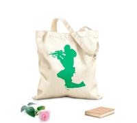 AILOONG Cotton Canvas Shopping Bag Warrior Special Forces Sniper Weapons 340g/m² thick fabric Uses as a gift bag