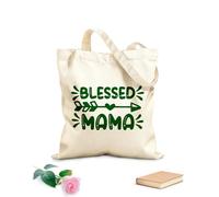 AILOONG Cotton Canvas Shoulder Bags Baby Sayings Funny 340g/m² thick fabric Uses as a tool bag