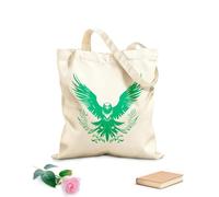 AILOONG Cotton Canvas Shoulder Bags Majestic Black Eagle 340g/m² thick fabric Uses as a tool bag