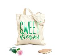 AILOONG Cotton Canvas Shoulder Bags Sweet Dreams 340g/m² thick fabric Uses as a tool bag