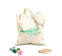 AILOONG Cotton Canvas Shoulder Bags Word Cloud Innovation 340g/m² thick fabric Uses as a tool bag