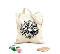 AILOONG Cotton Canvas Women's Bags 12 oz thick fabric radha krishna eternal bond captu in art Skin-friendly material 25x30cm Small