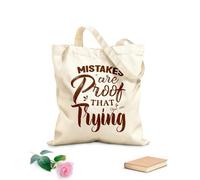 AILOONG Cotton Canvas Women's Bags 340g/m² thick fabric motivational and inspirational lettering posters prints Skin-friendly material