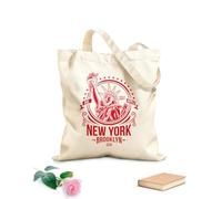 AILOONG Cotton Canvas Women's Bags 340g/m² thick fabric new york vintage emblem Skin-friendly material