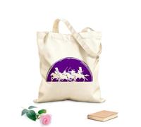AILOONG Cotton Canvas Women's Bags 340g/m² thick fabric samurai warriors riding horses Skin-friendly material