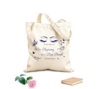 AILOONG Cotton Canvas Women's Bags Every day is a new beginning. Take a deep breath, and start over. 340g/m² thick fabric Skin-friendly material