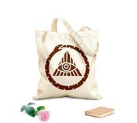 AILOONG Cotton Canvas Women's Bags ouroboros solid glyph 340g/m² thick fabric Skin-friendly material
