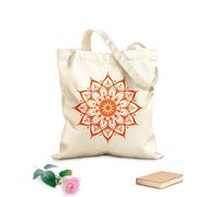AILOONG Cotton Canvas Women's Bags sac geometry mandalas 340g/m² thick fabric Skin-friendly material