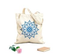 AILOONG Cotton Canvas Women's Bags sac geometry mandalas 340g/m² thick fabric Skin-friendly material