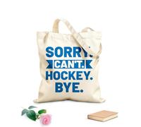 AILOONG Cotton Canvas Women's Bags sorry can't hockey bye 340g/m² thick fabric Skin-friendly material