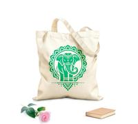 AILOONG Customizable pattern canvas bags indias elephant grandeur 340g/m² thick fabric Matches clothing