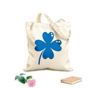 AILOONG Customizable pattern canvas bags irish luck clover icon simple luck japan 340g/m² thick fabric Matches clothing