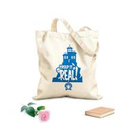 AILOONG Customizable pattern canvas bags keep it real 340g/m² thick fabric Matches clothing