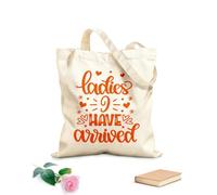 AILOONG Customizable pattern canvas bags ladies i have arrived valentines day heart love be mine holiday 340g/m² thick fabric Matches clothing