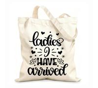 AILOONG Customizable pattern canvas bags ladies i have arrived valentines day heart love be mine holiday 12 oz thick fabric Matches clothing 25x30cm Small