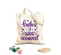 AILOONG Customizable pattern canvas bags ladies i have arrived valentines day heart love be mine holiday 340g/m² thick fabric Matches clothing