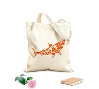 AILOONG Customizable pattern canvas bags maori tribal animal tattoo sea creatures 340g/m² thick fabric Matches clothing