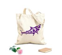 AILOONG Customizable pattern canvas bags maori tribal animal tattoo sea creatures 340g/m² thick fabric Matches clothing