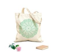 AILOONG Digitally printed canvas bags 340g/m² thick fabric creativity mandala of or paper cutting Uses as a makeup bag