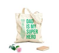 AILOONG Digitally printed canvas bags 340g/m² thick fabric daddy design father day happy father day father day design Uses as a makeup bag