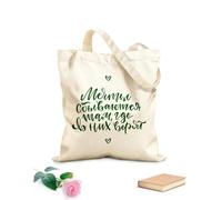 AILOONG Digitally printed canvas bags 340g/m² thick fabric dreams come TRUE where you believe in them lettering Uses as a makeup bag