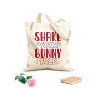 AILOONG Digitally printed canvas bags 340g/m² thick fabric Easter Bunny Hop Thief Hunt My First Baby Uses as a makeup bag